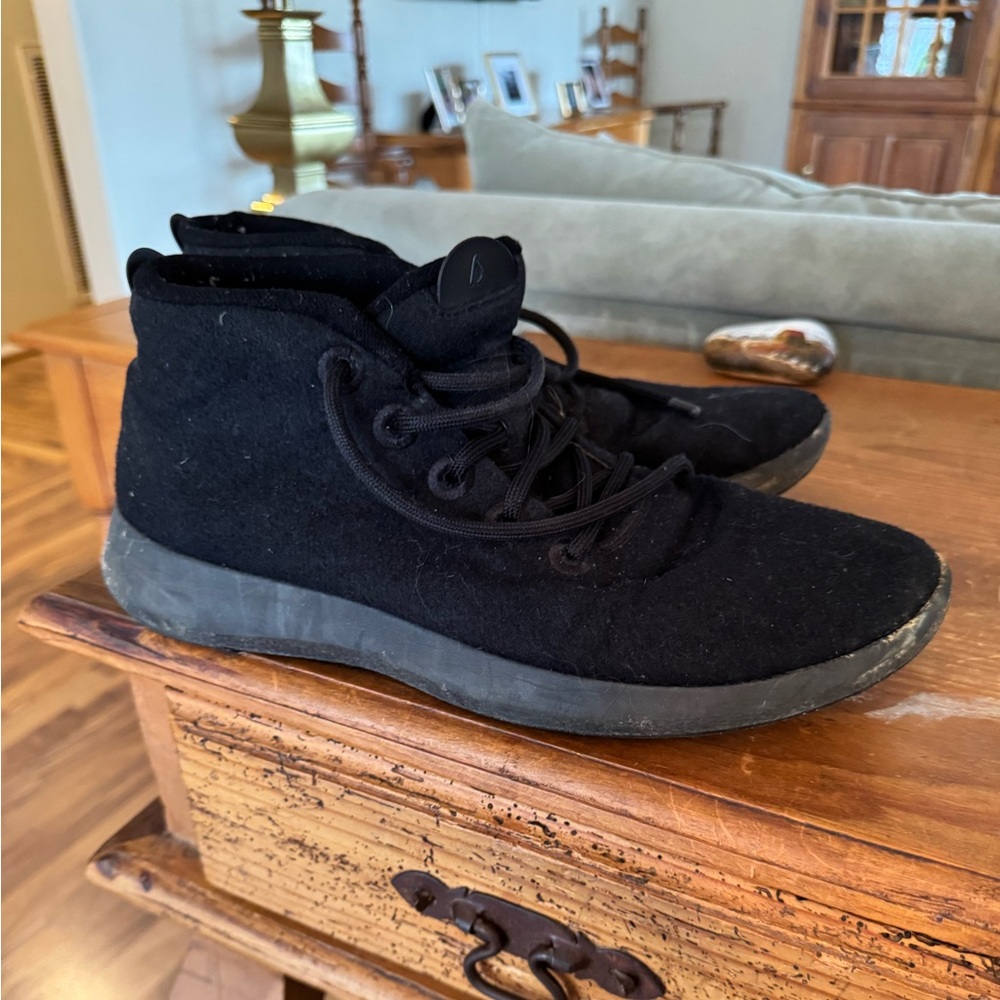 Men’s Allbirds Black High-Top Sneakers size 12